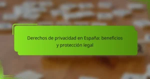 Derechos de privacidad en España: beneficios y protección legal