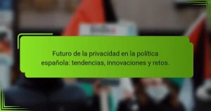 Futuro de la privacidad en la política española: tendencias, innovaciones y retos.