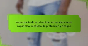 Importancia de la privacidad en las elecciones españolas: medidas de protección y riesgos
