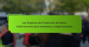 Ley Orgánica de Protección de Datos: implicaciones para empresas y organizaciones