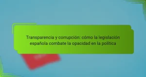 Transparencia y corrupción: cómo la legislación española combate la opacidad en la política